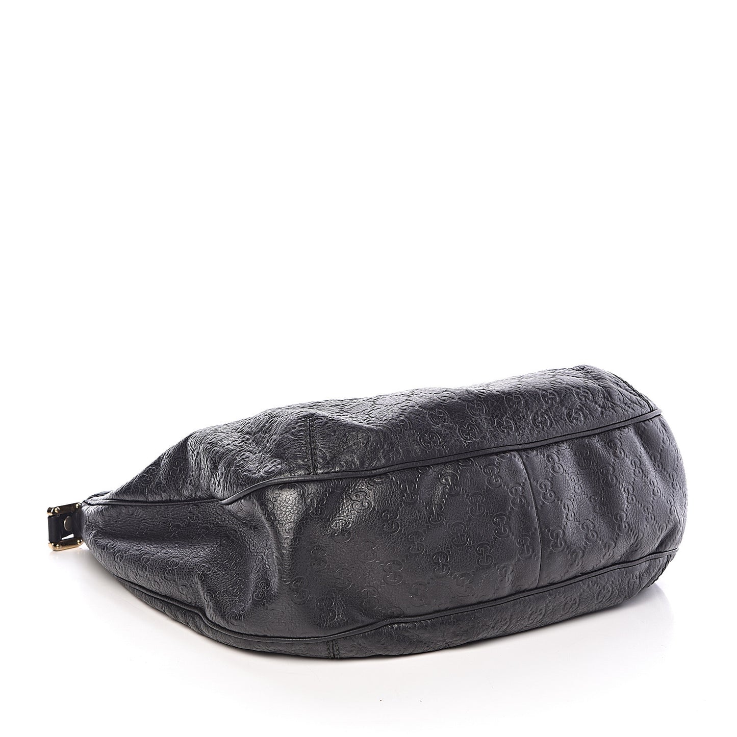 Guccissima Large New Ladies Web Hobo Black