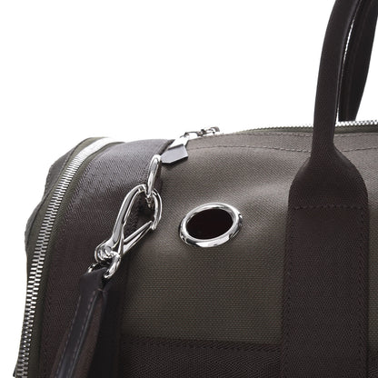 Hermes Fabric Carrying Dog Bag Kaki Feu 12 of 15