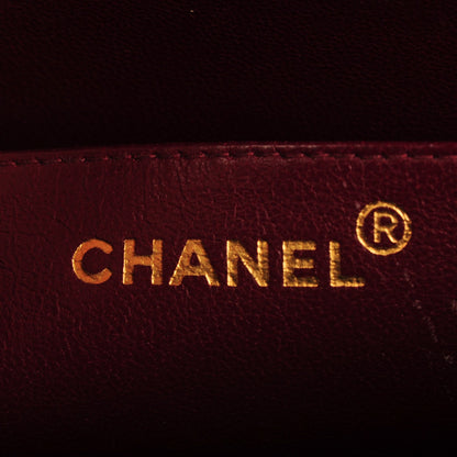 Chanel Lambskin Quilted Briefcase Laptop Bag Black 6 of 9