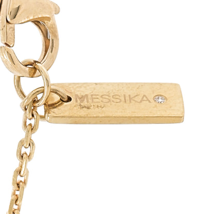 Messika 18K Yellow Gold Diamond Baby Move Classic Pave Necklace 6 of 6