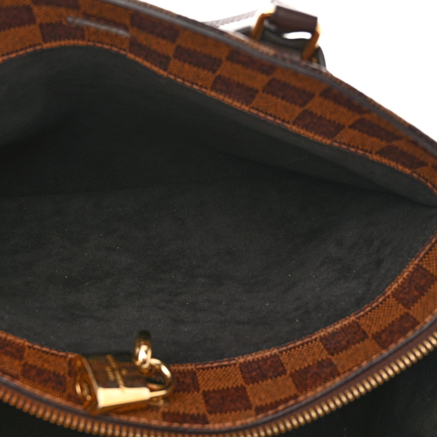 Louis Vuitton Cuir Taurillon Damier Ebene Normandy Black 5 of 9