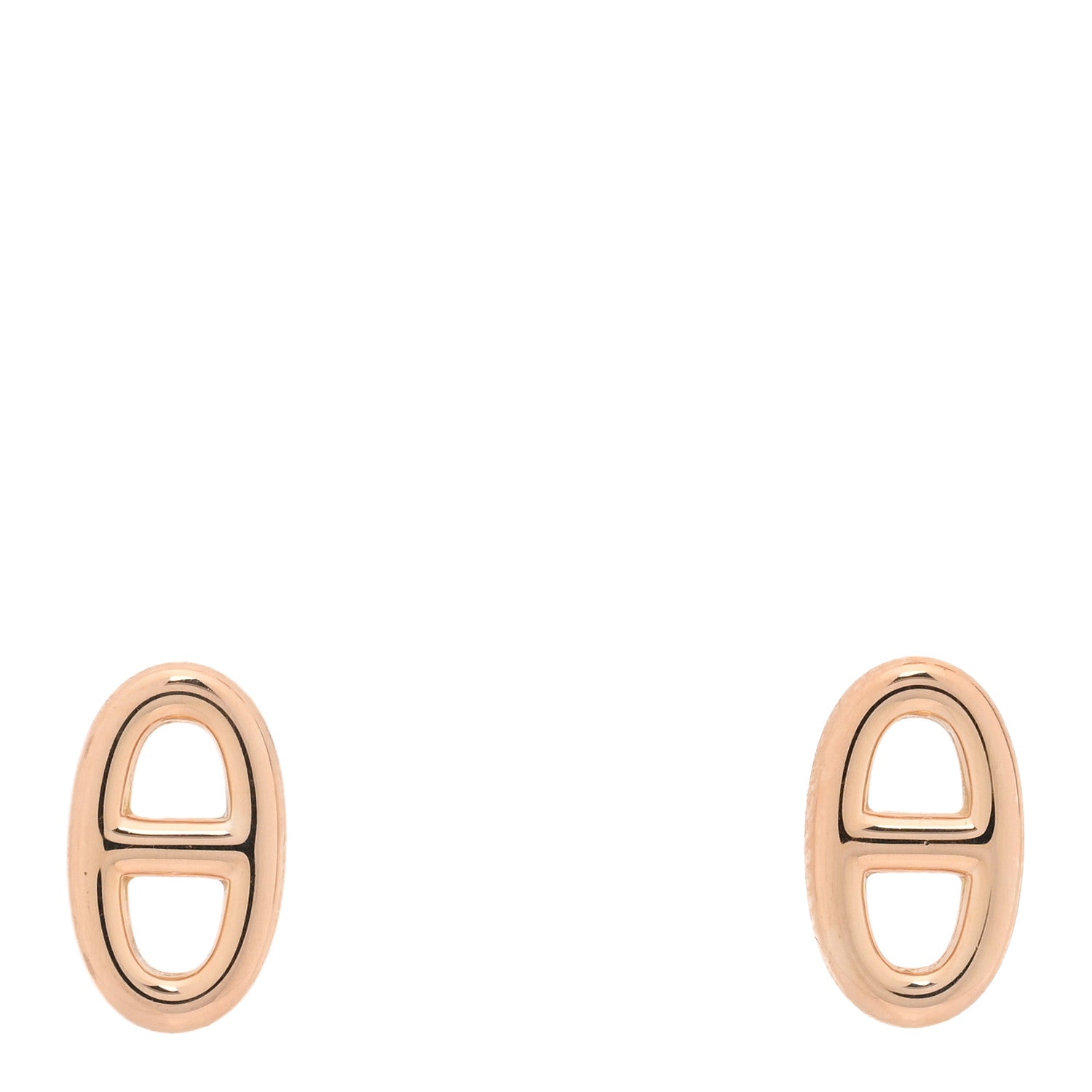 Hermes 18K Rose Gold TPM Farandole Stud Earrings 1 of 4