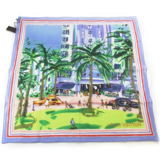 Cotton Scarf CARRE AILL PROMEN Mauve 2011 Lt Ed