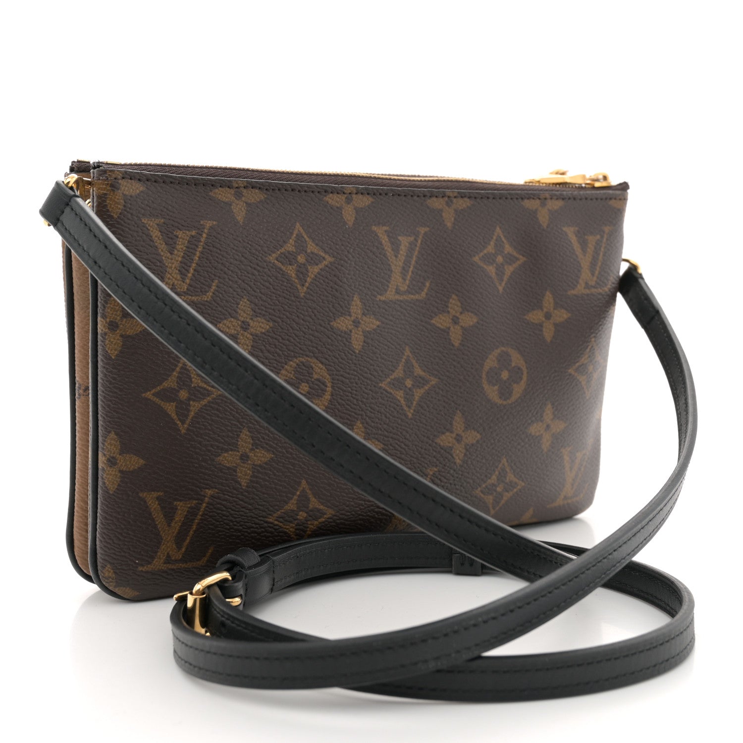 Louis Vuitton Reverse Monogram Giant Double Zip Pochette 3 of 13