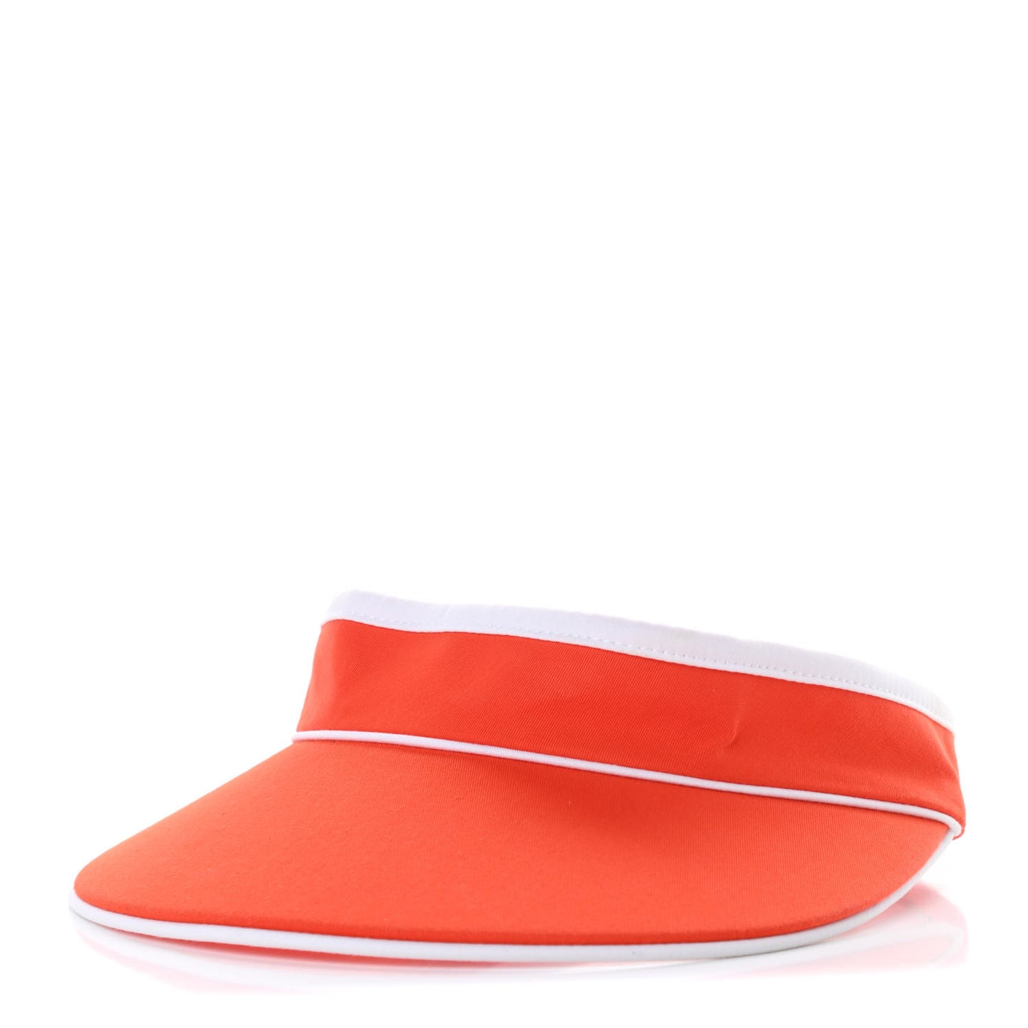 Cotton Canvas Visor Orange White