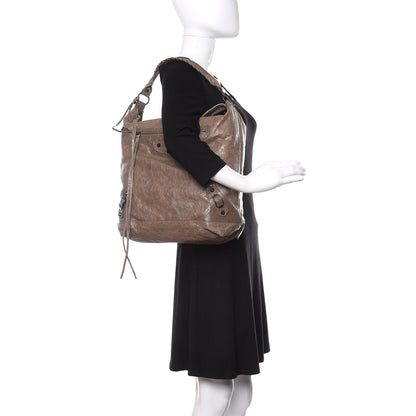 Balenciaga Agneau Classic Hardware Day Hobo Gris Poivre 2 of 11