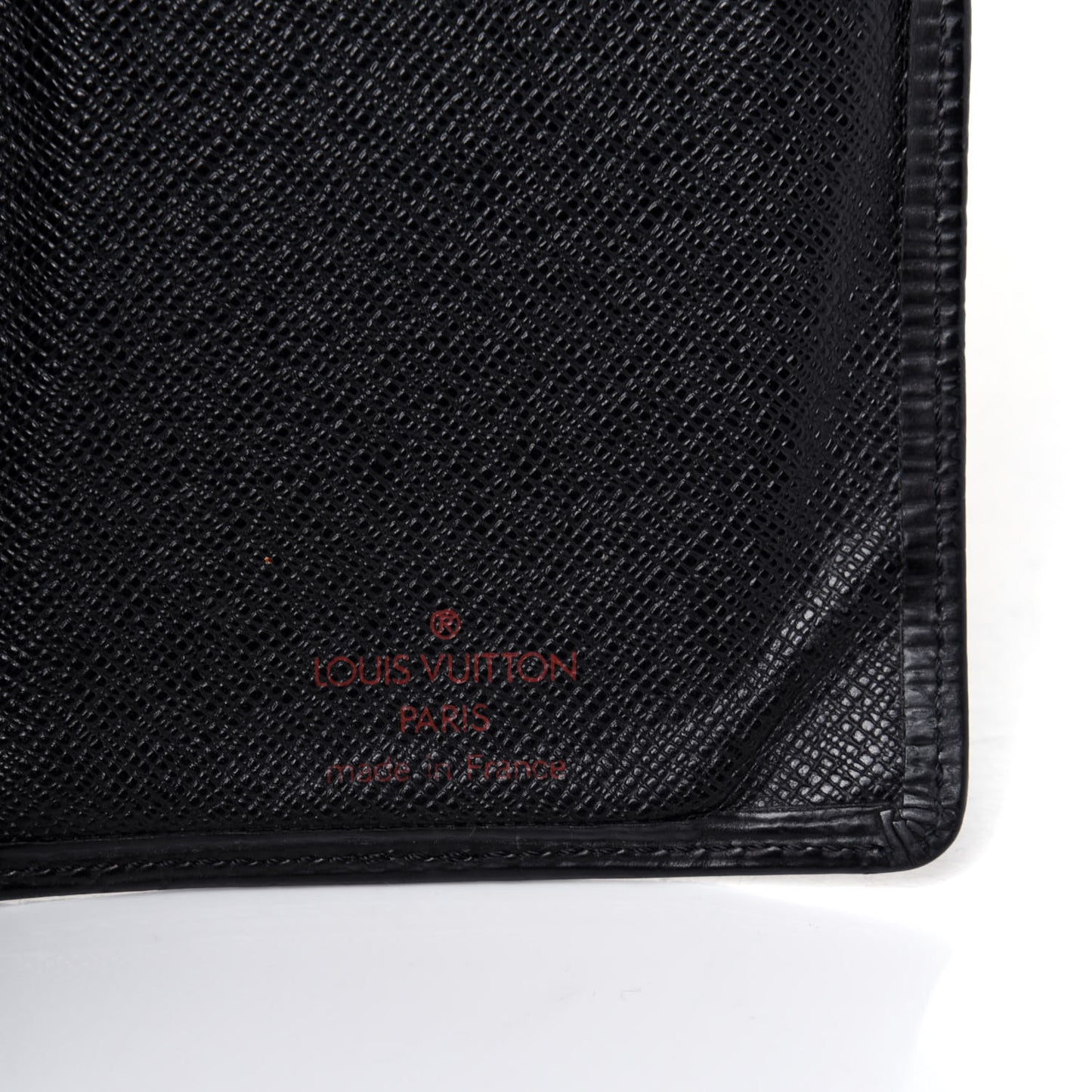 Epi Porte Valeurs Checkbook Wallet Black