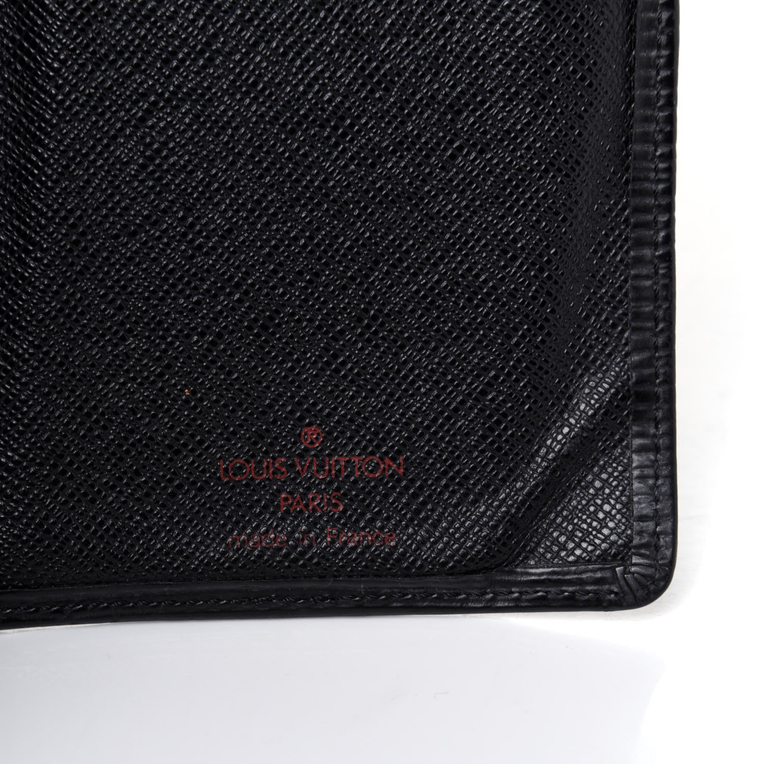 Louis Vuitton Epi Porte Valeurs Checkbook Wallet Black 6 of 17