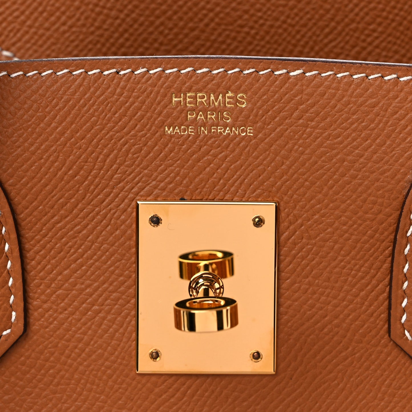 Epsom Birkin 30 Gold