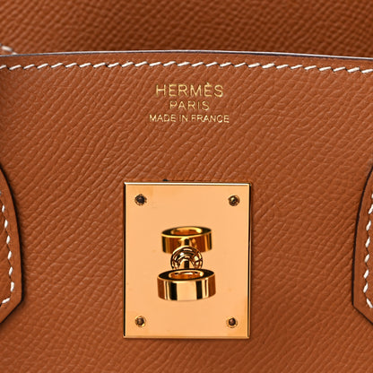 Hermes Epsom Birkin 30 Gold 6 of 10