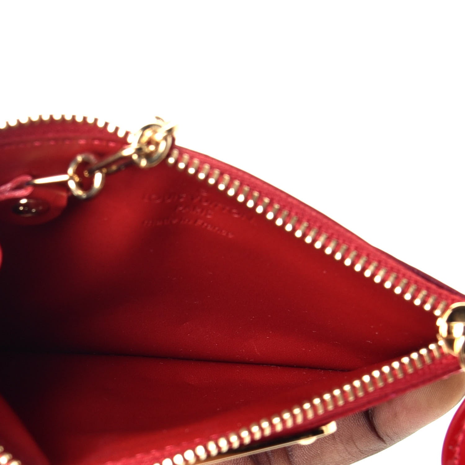 Louis Vuitton Vernis Key Pouch Pomme D'Amour 5 of 9