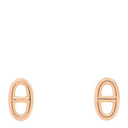 Hermes 18K Rose Gold TPM Farandole Stud Earrings 1 of 5