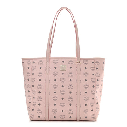 MCM Visetos Toni Shopper Tote Powder Pink 1 of 13