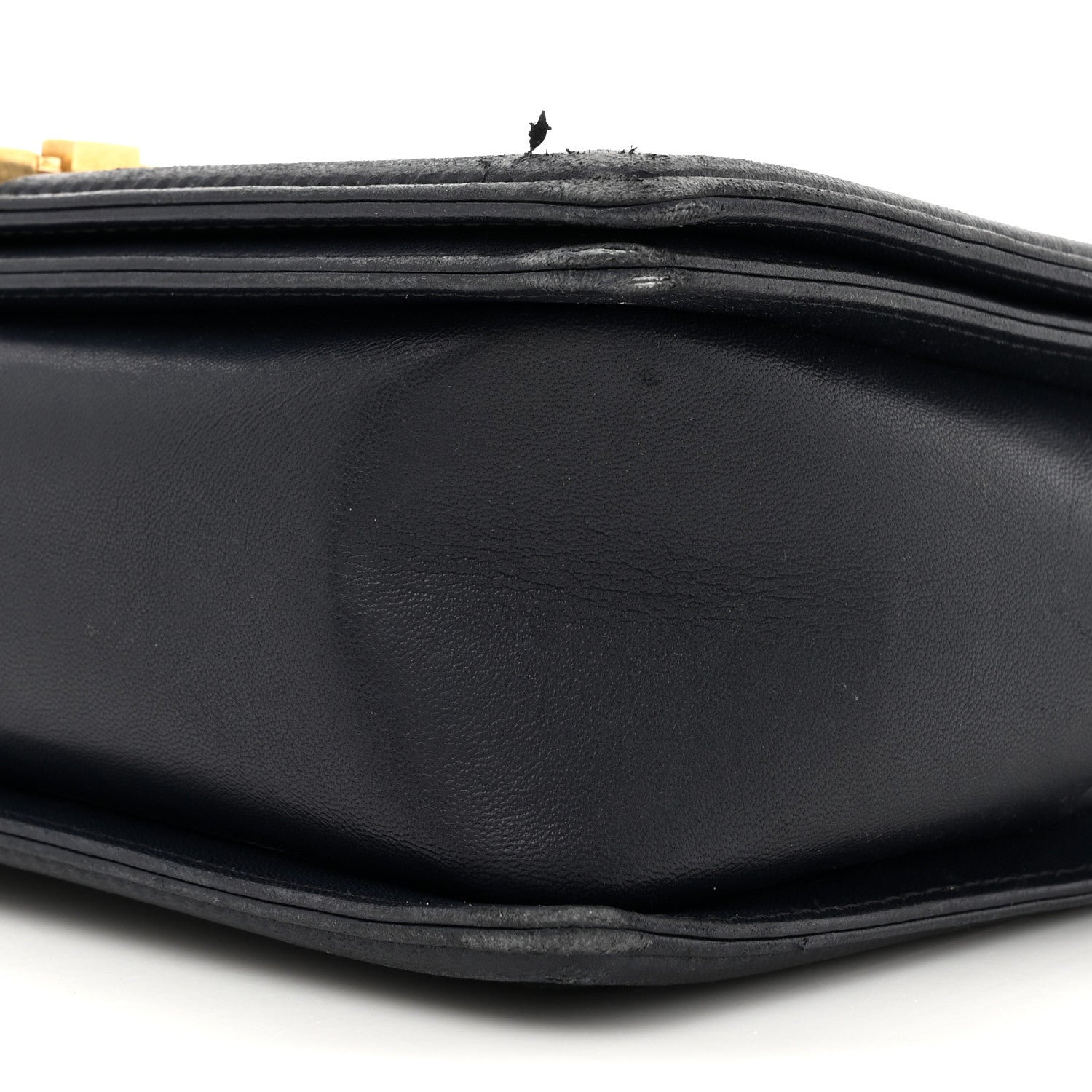 Chanel Lambskin Quilted Medium Boy Flap Dark Navy 9 of 18