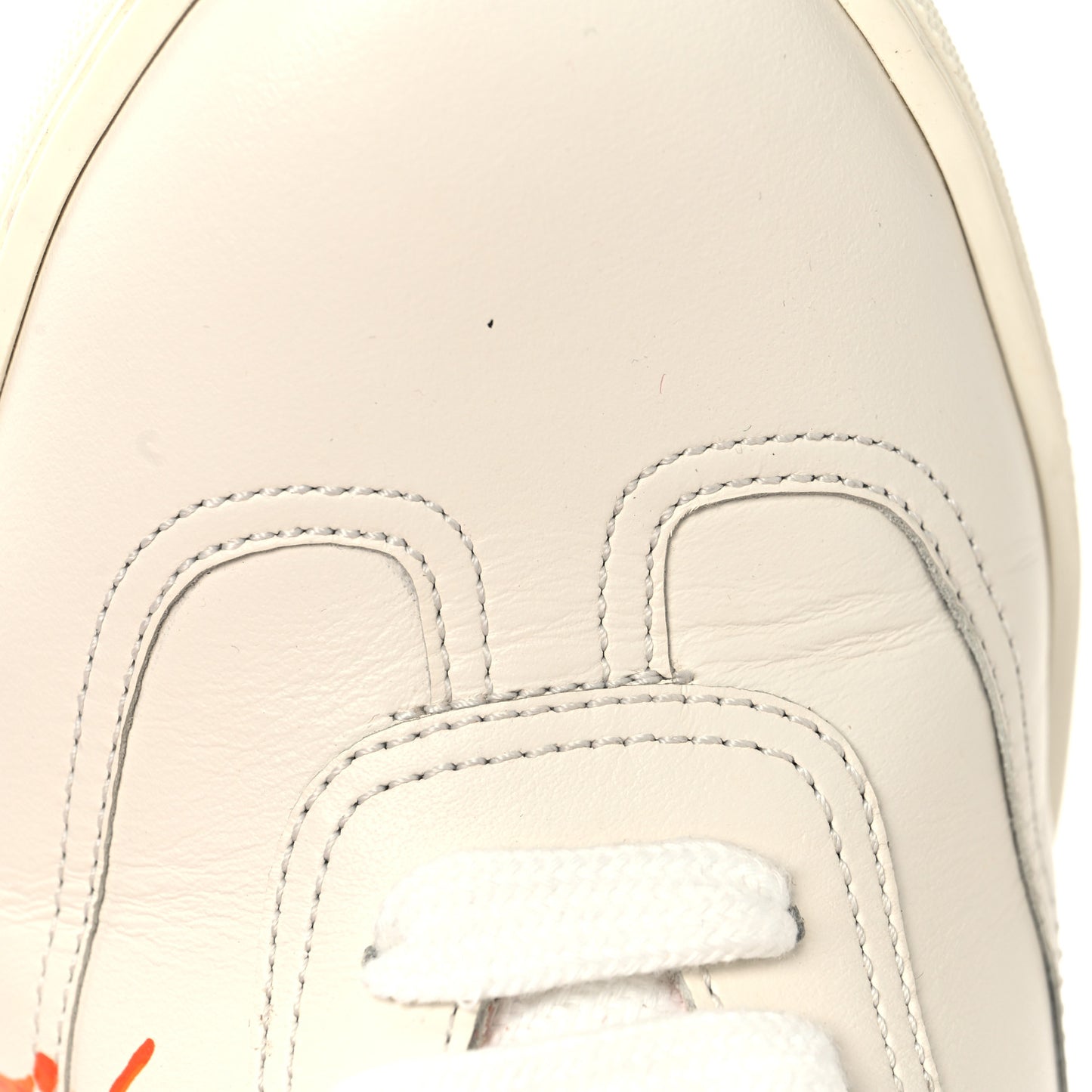 Swift Printed Peinture Fraiche Quicker Sneakers 36.5 White Orange