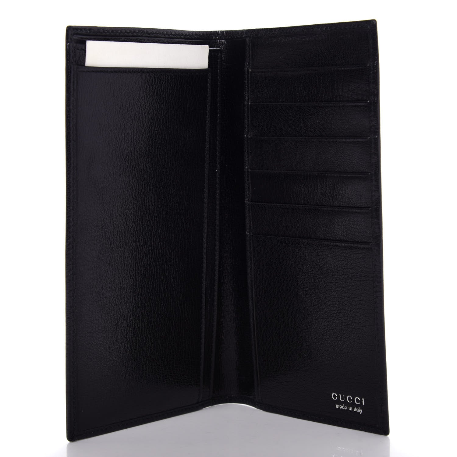 Gucci Calfskin G Long Wallet Black 5 of 7