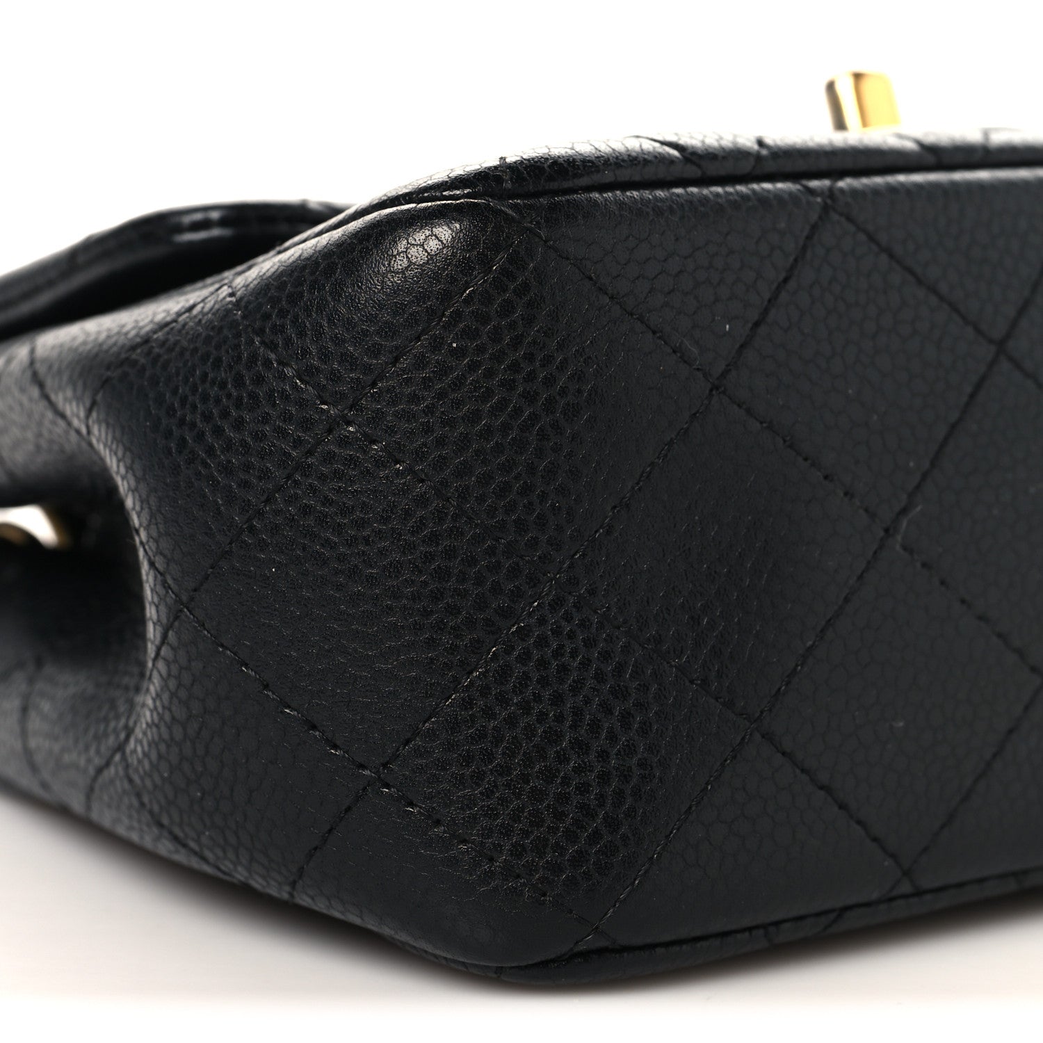Chanel Caviar Quilted Mini Square Flap Black 9 of 10