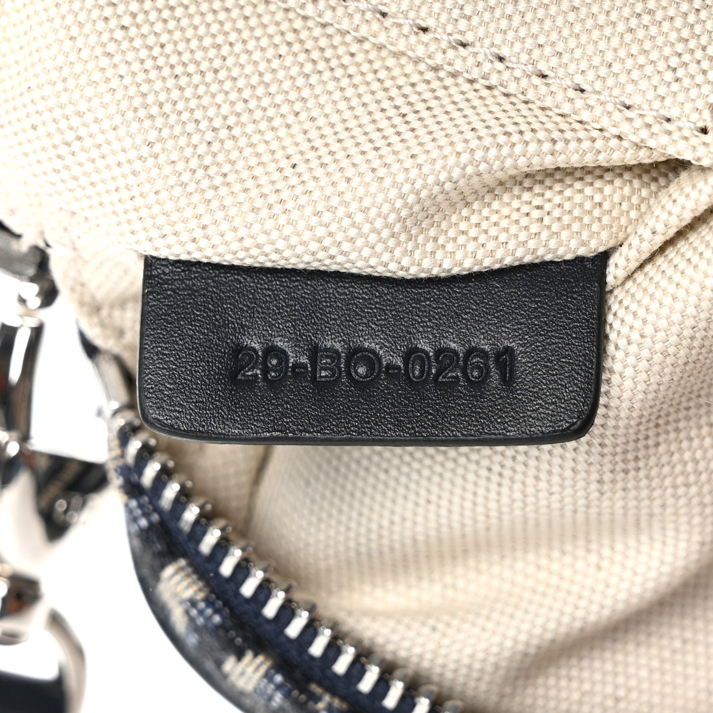 Oblique Jacquard Baby Ball Cross Body Bag Blue