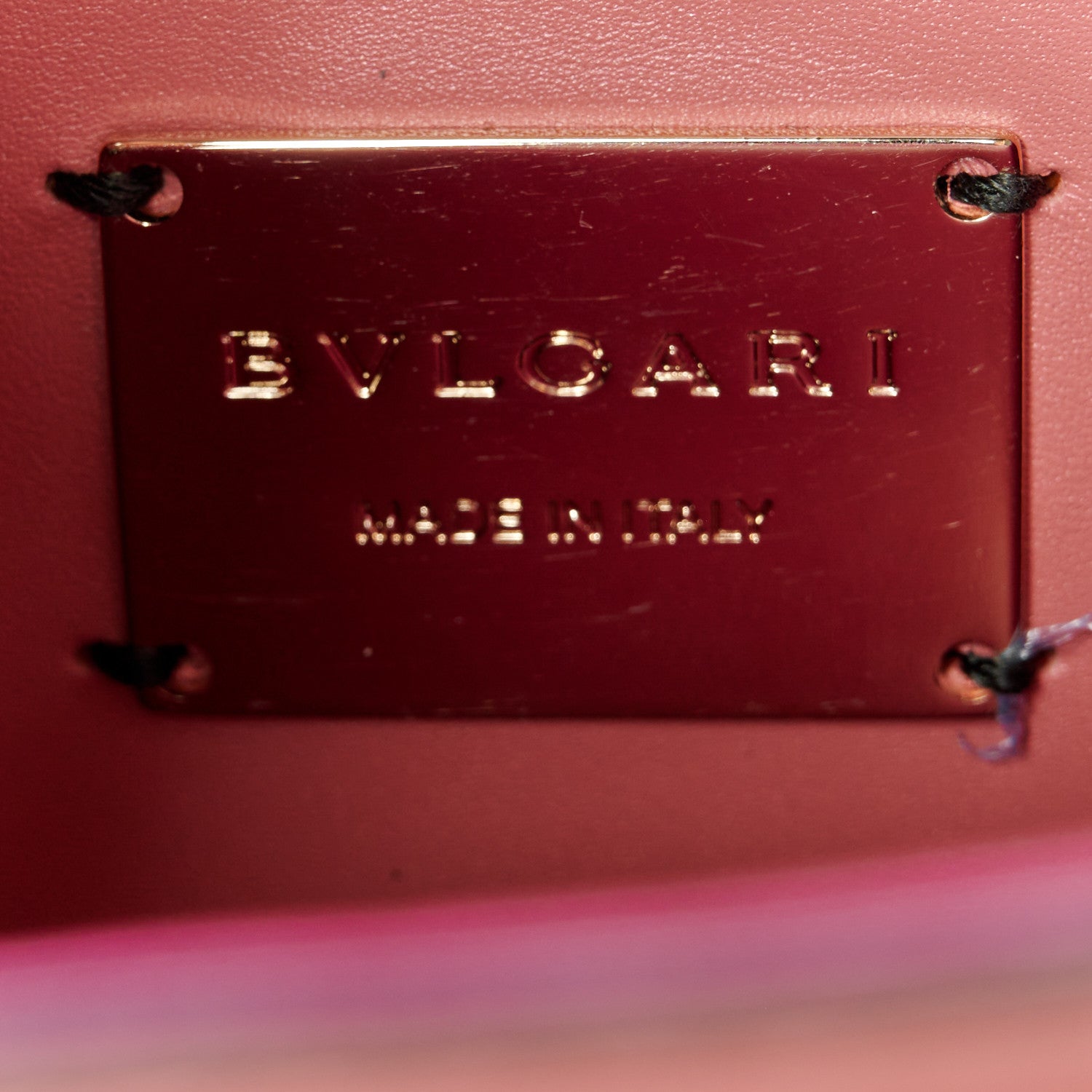 Bulgari Nappa Embellished Serpenti Forever Crossbody Pink 6 of 10