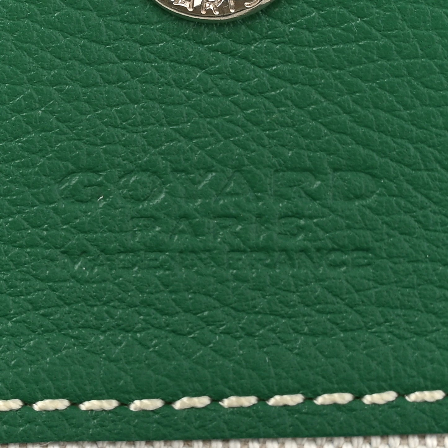 Goyardine Pouch Green