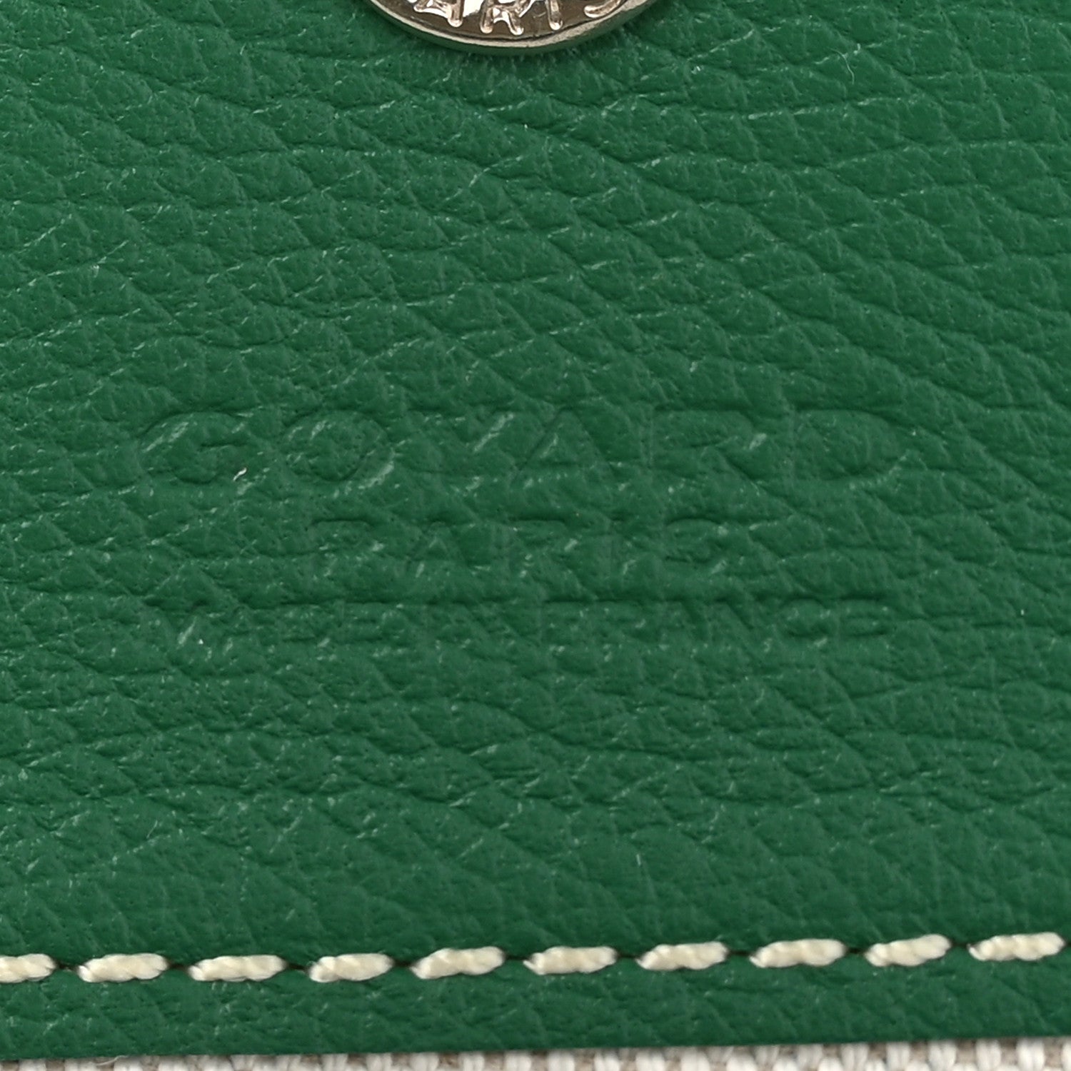 Goyard Goyardine Pouch Green 6 of 7