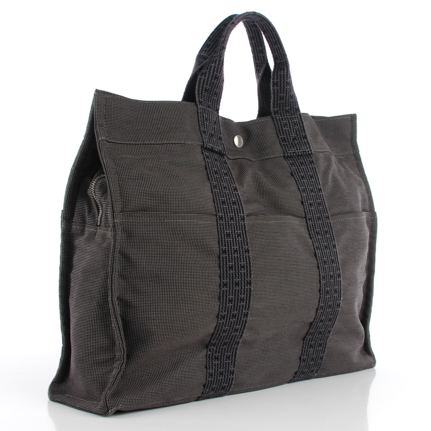 Canvas Herline MM Tote Grey