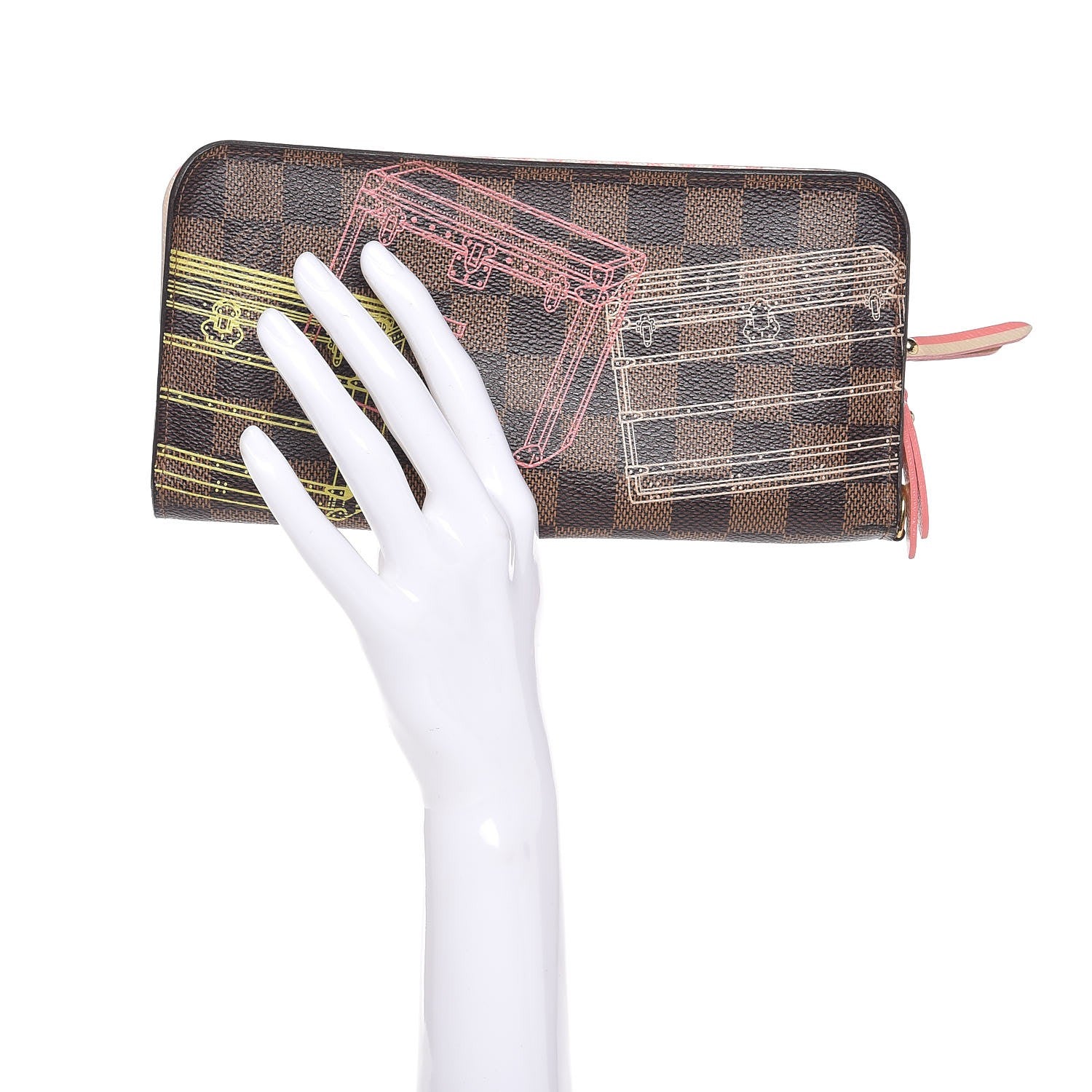 Louis Vuitton Damier Ebene 2014 Christmas Animation Insolite Wallet 2 of 9