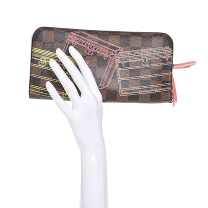 Louis Vuitton Damier Ebene 2014 Christmas Animation Insolite Wallet 2 of 9