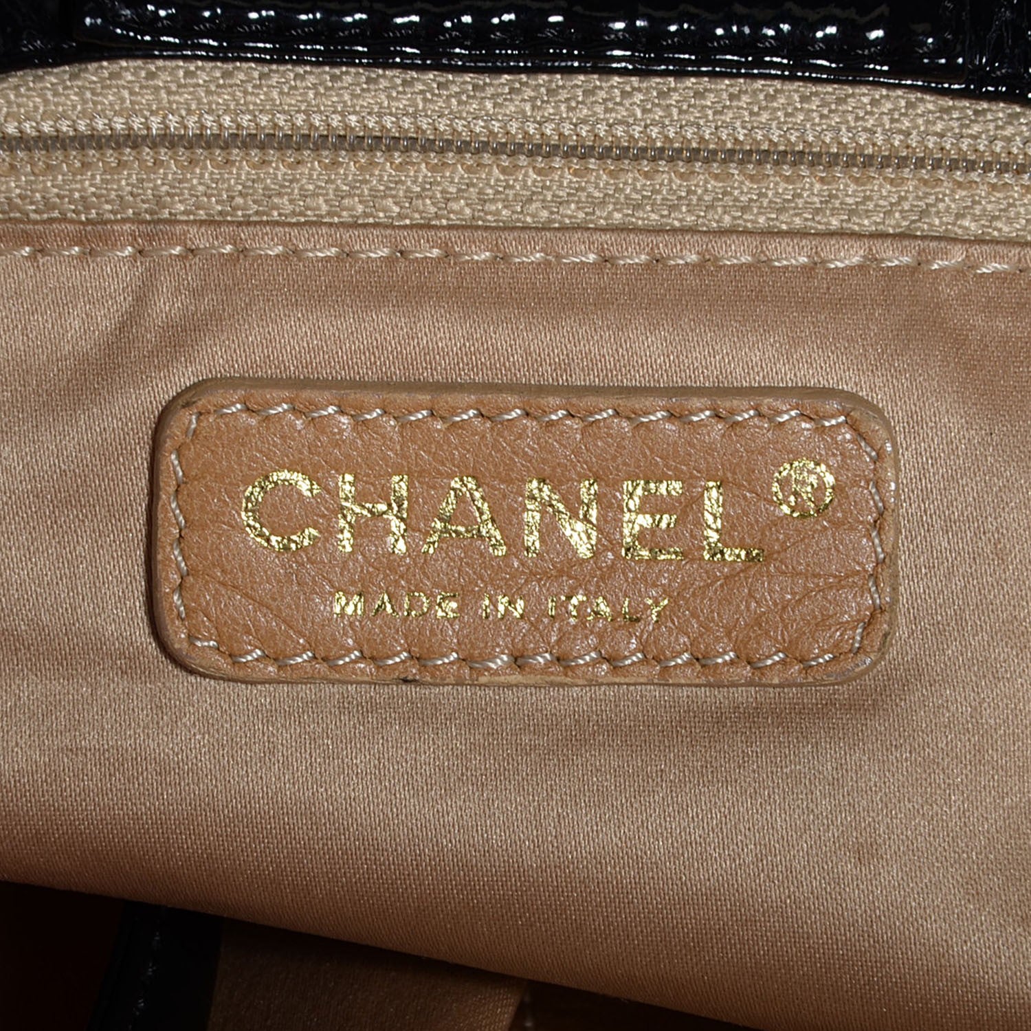 Chanel Vinyl Extra Large Rock and Chain Flap Black 6 of 7