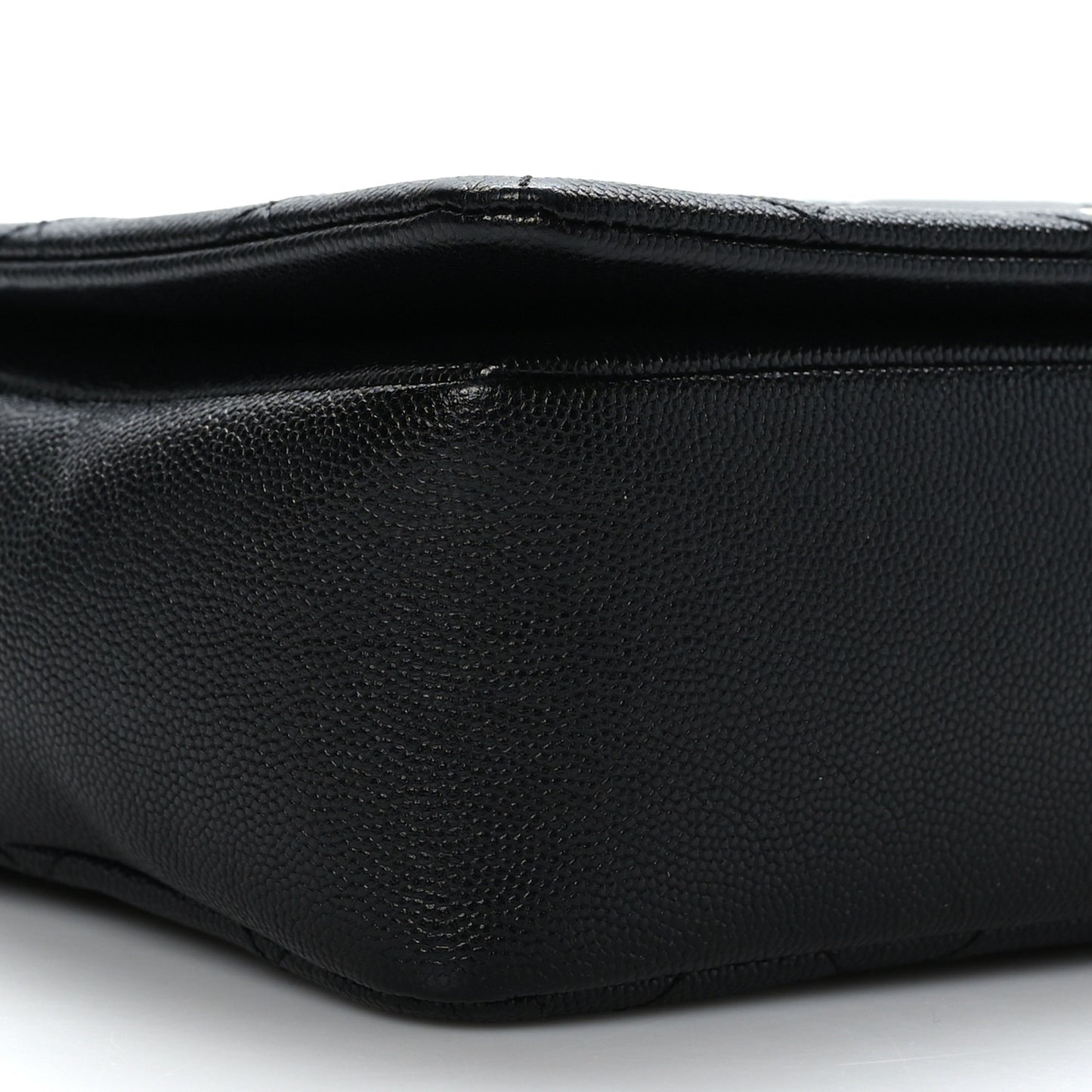 Caviar Quilted Medium Fashion Therapy Flap Bag Black