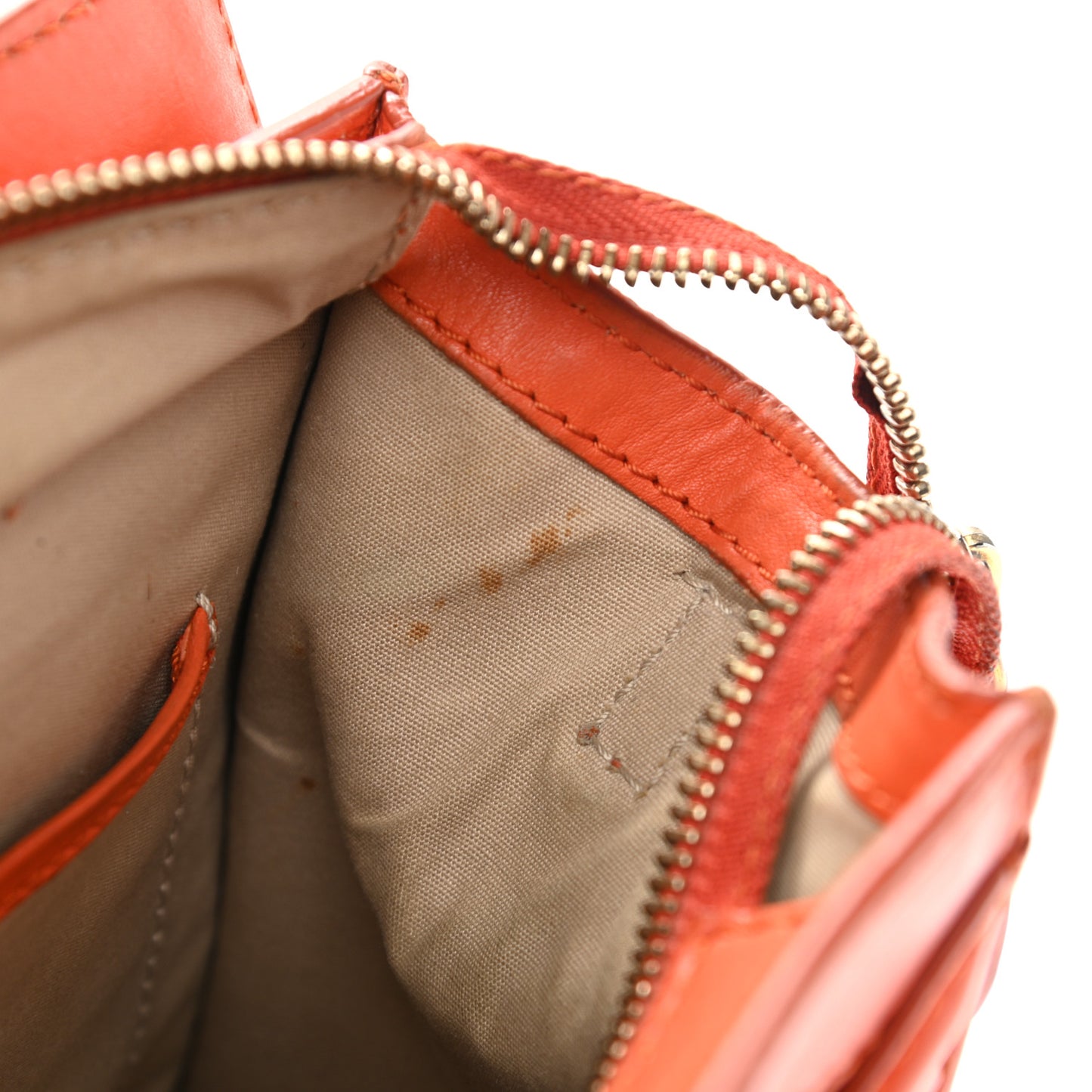 Smooth Calfskin Nano Luggage Orange