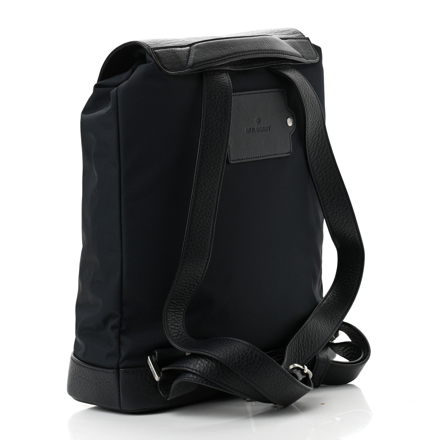 Mulberry Nylon Calfskin Backpack Black 3 of 9