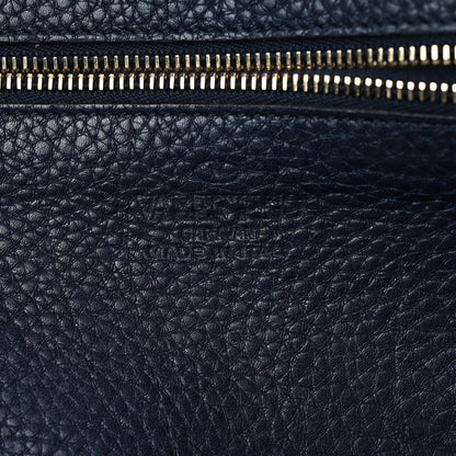 Valentino Garavani Pebbled Calfskin Medium Rockstud Tote Marine 21 of 24