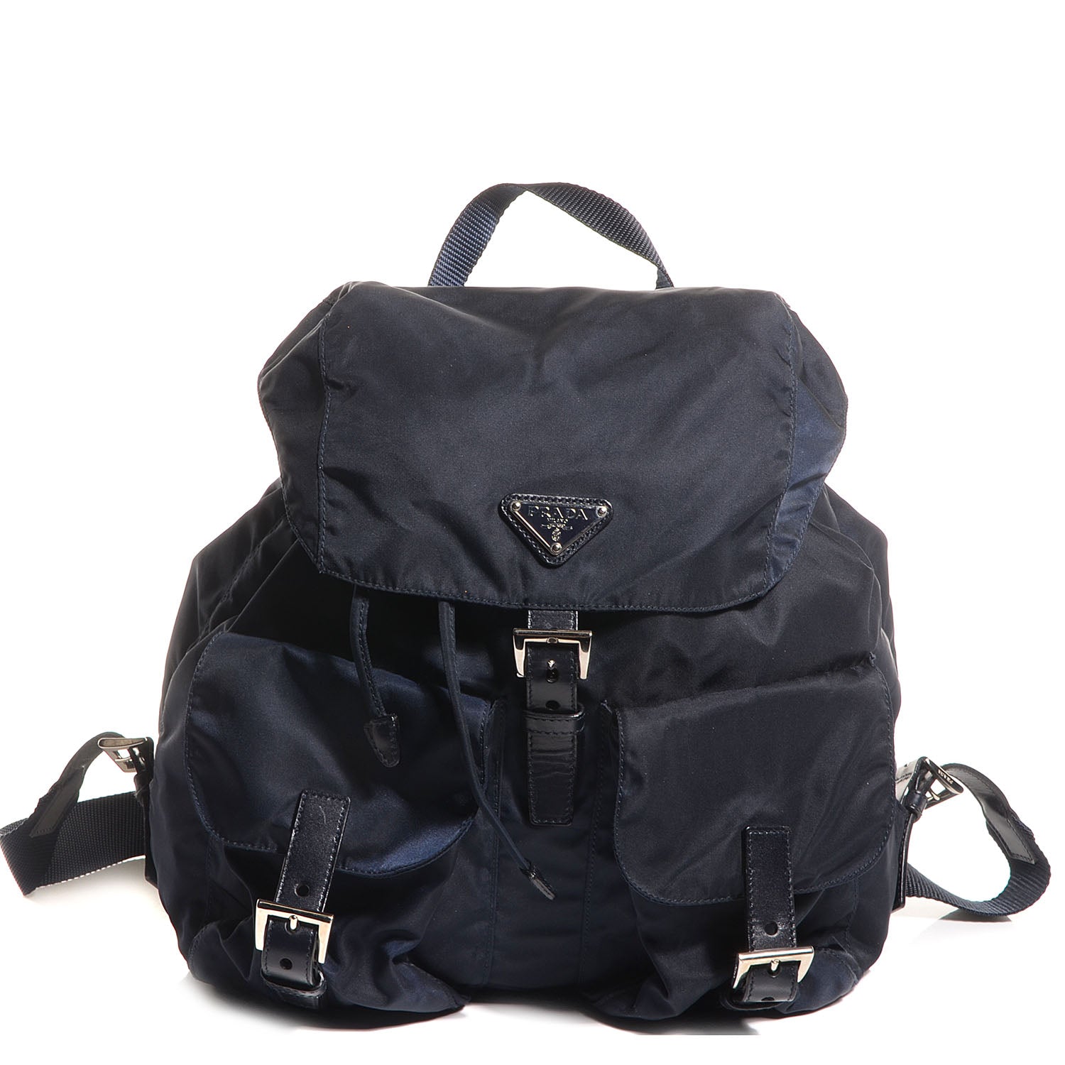 Prada Nylon Vela Medium Backpack Bluette 1 of 10