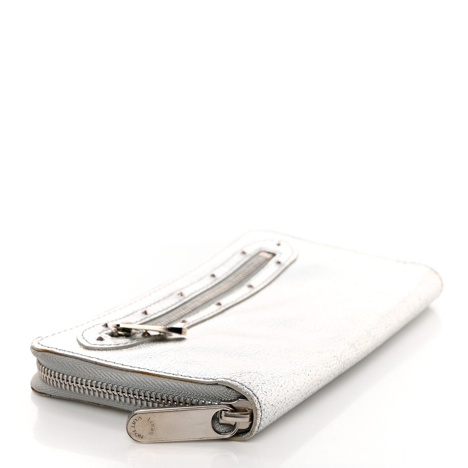 Louis Vuitton Suhali Zippy Wallet Silver 4 of 7