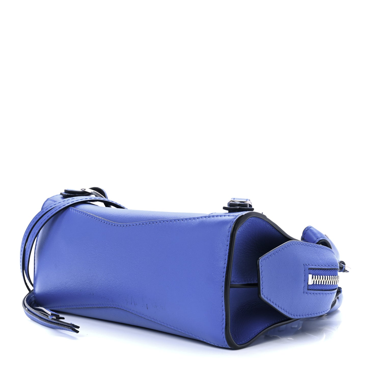Smooth Calfskin Neo Classic Silver Hardware Mini City Bleu