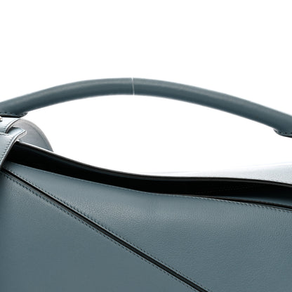 Loewe Calfskin Medium Puzzle Bag Stone Blue 5 of 9