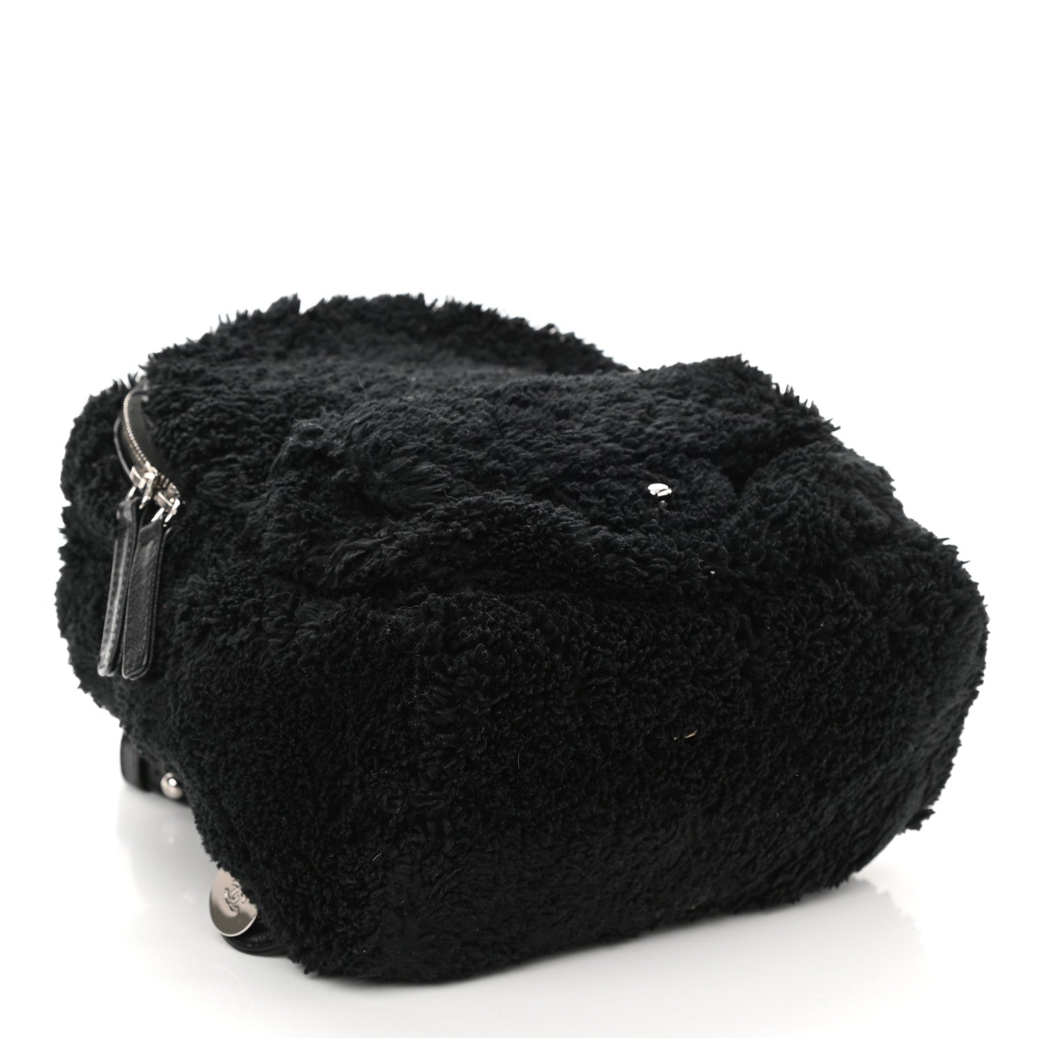 Chanel Mixed Fibers Lambskin Calfskin Quilted CC Tender Backpack Black 4 of 9