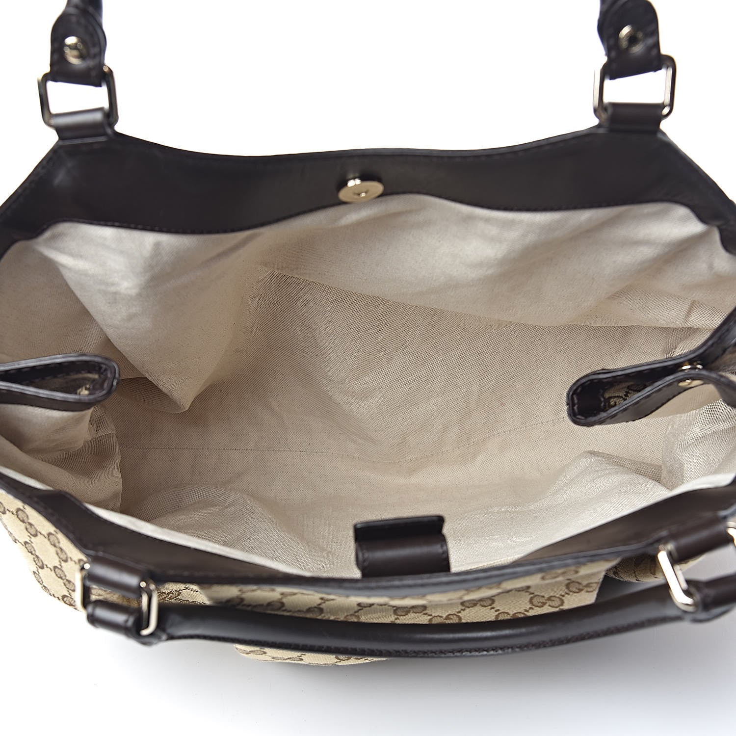 Gucci Monogram Large Sukey Tote Dark Brown 5 of 11