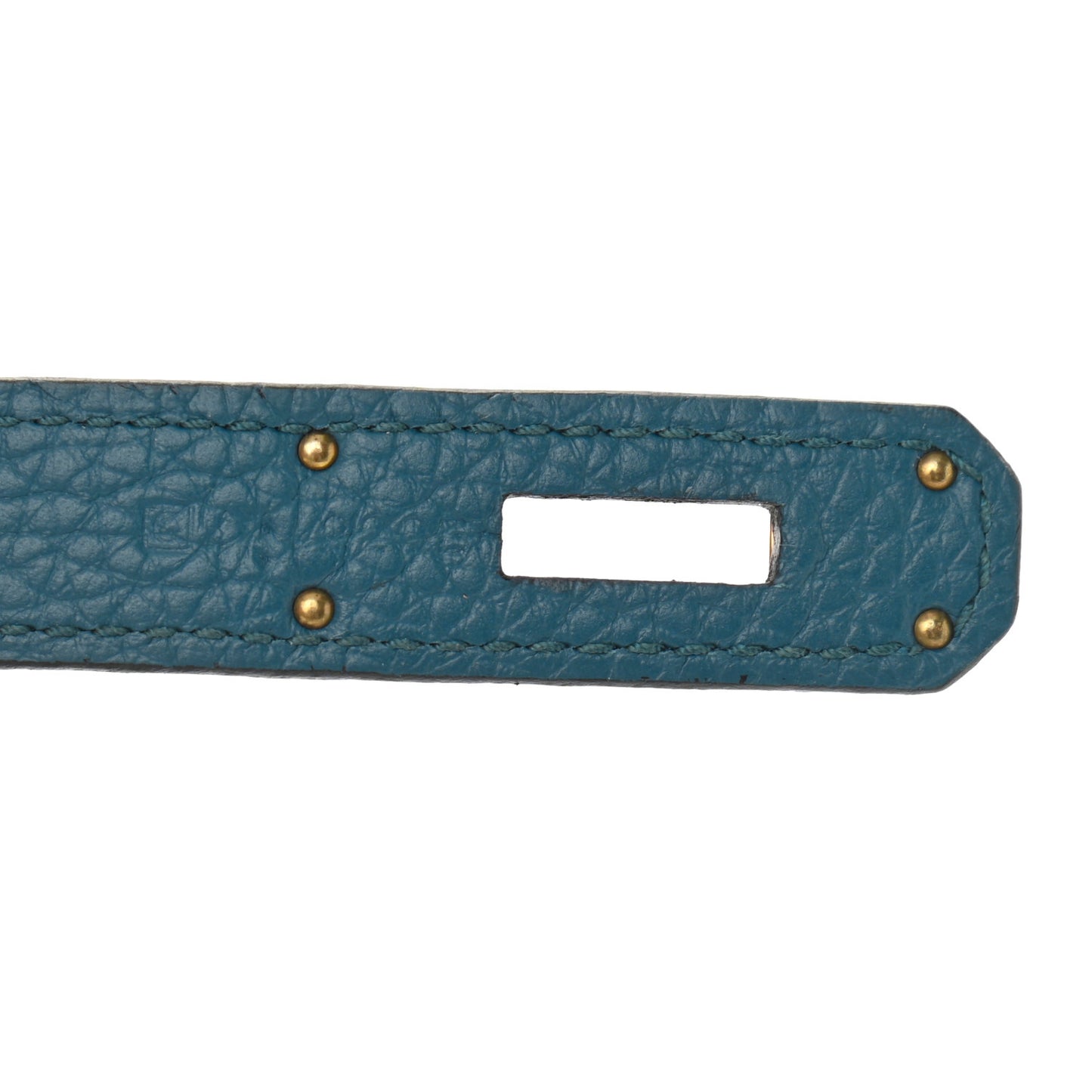 Togo Horseshoe Birkin 35 Bleu Izmir Bleu Lin
