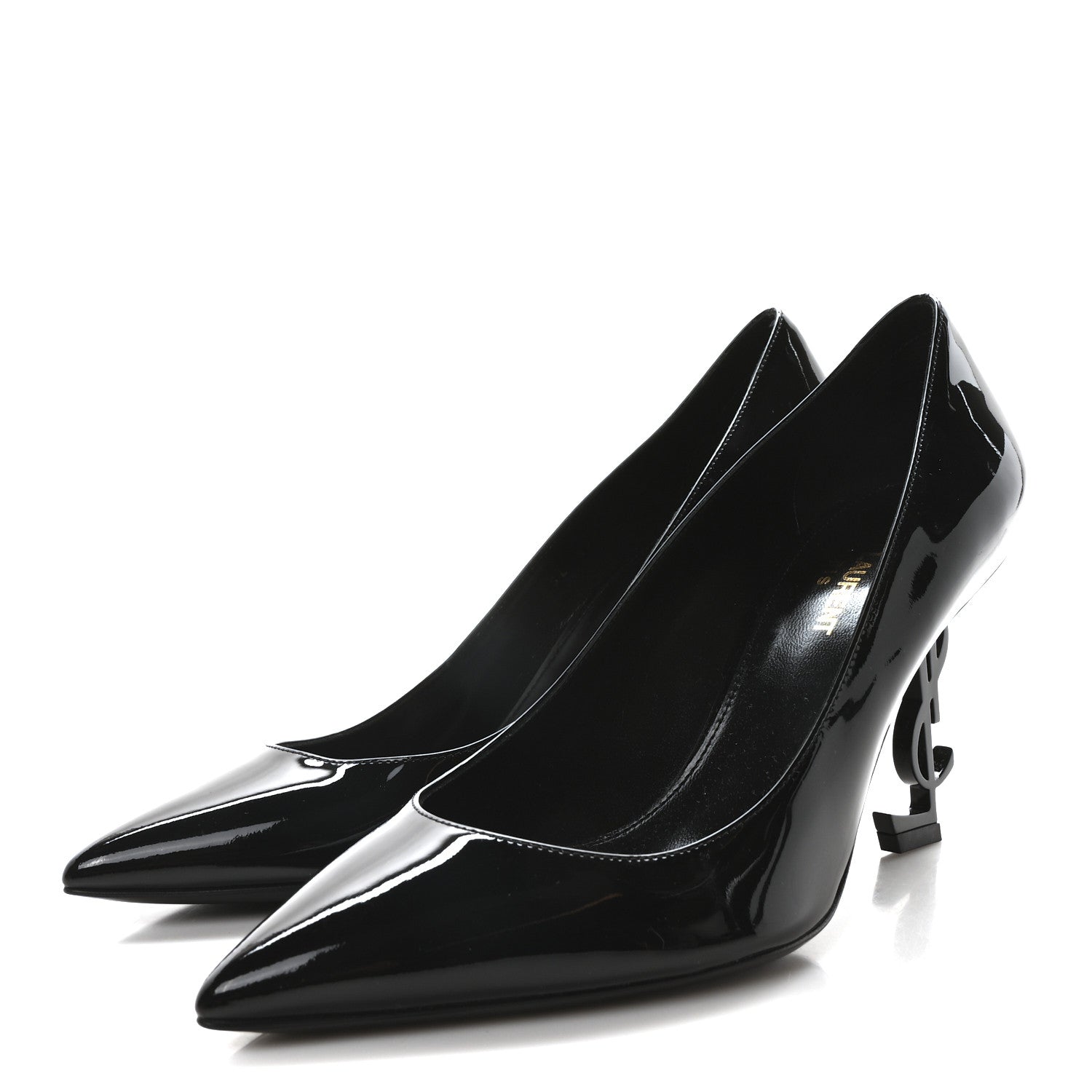 Saint Laurent Patent Opyum 85 Pumps 38 Black 4 of 8
