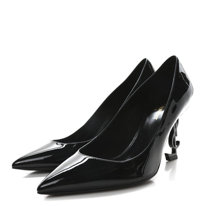 Saint Laurent Patent Opyum 85 Pumps 38 Black 4 of 8