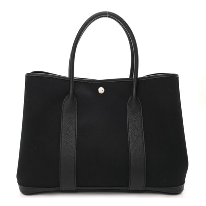 Hermes Toile Negonda Garden Party Tote 36 MM Black 1 of 10