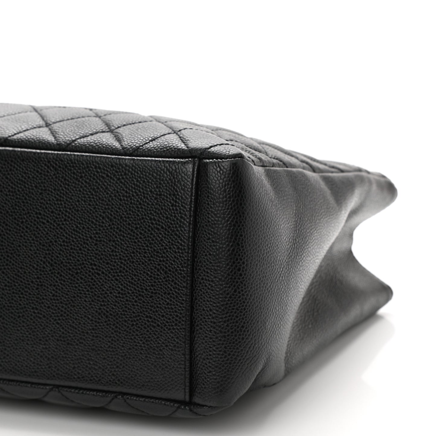Caviar Quilted Grand Shopping Tote GST Black