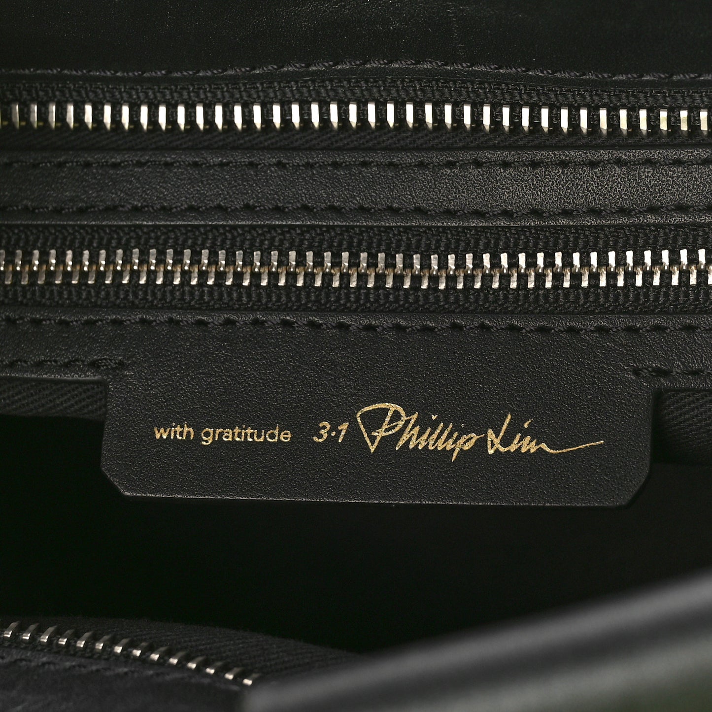 Calfskin Odita Lattice Pouch Black