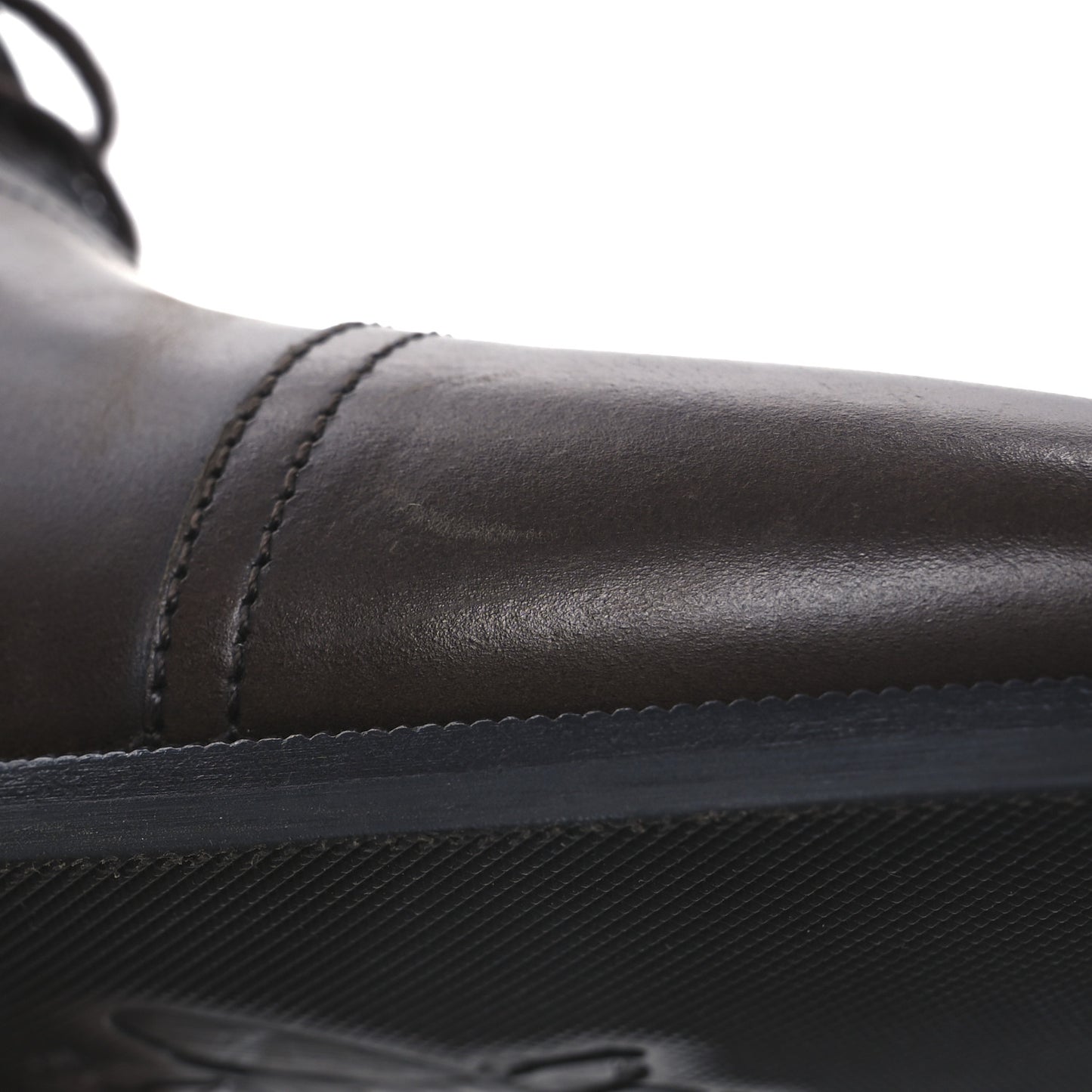 Calfskin Mens Captoe Oxford Loafers 9 Brown