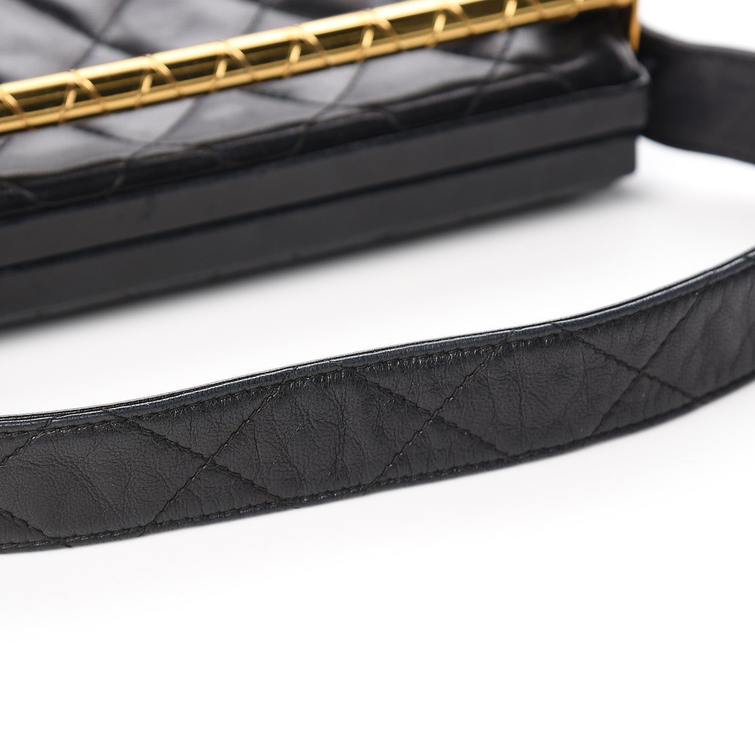 Chanel Lambskin Quilted Shoulder Bag Black 16 of 16