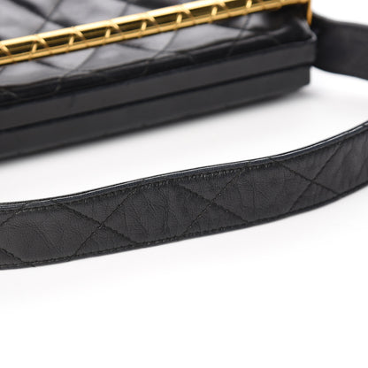 Chanel Lambskin Quilted Shoulder Bag Black 16 of 16