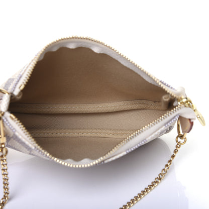 Louis Vuitton Damier Azur Mini Pochette Accessories 5 of 12