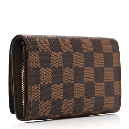 Louis Vuitton Damier Ebene Porte-Monnaie Tresor Wallet 3 of 9
